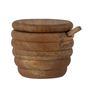 Kitchen utensils - Tilda Salt Jar w/Spoon, Nature, Mango - CREATIVE COLLECTION
