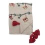 Throw blankets - Yule Throw, Nature, Recycled Cotton - BLOOMINGVILLE MULTIBRAND HOUSE