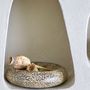 Candlesticks and candle holders - Oshin Candle Holder, Brown, Stoneware - BLOOMINGVILLE MULTIBRAND HOUSE