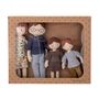 Jouets enfants - Webster Poupée, Marron, Coton Set of 4 - BLOOMINGVILLE MINI