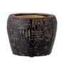 Flower pots - Muan Deco Flowerpot, Black, Terracotta  - BLOOMINGVILLE MULTIBRAND HOUSE