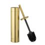 Brushes - Sarafina Toilet Brush, Brass, Stainless Steel  - BLOOMINGVILLE