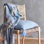 Coussins - Rodion Coussin, Blue, Coton recyclé - BLOOMINGVILLE MULTIBRAND HOUSE