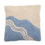 Cushions - Mist Cushion, Blue, Cotton  - BLOOMINGVILLE