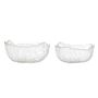 Bowls - Hewan Bowl, Clear, Glass Set of 2 - BLOOMINGVILLE MULTIBRAND HOUSE