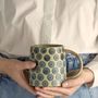 Mugs - Tinni Mug, Blue, Stoneware - BLOOMINGVILLE MULTIBRAND HOUSE