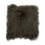 Cushions - Pansy Cushion, Green, Lambskin Tibetian - BLOOMINGVILLE MULTIBRAND HOUSE