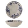Bowls - Petunia Bowl, Blue, Stoneware  - CREATIVE COLLECTION