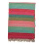 Throw blankets - Isnel Throw, Green, Recycled Cotton  - CREATIVE COLLECTION