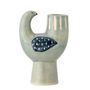 Candlesticks and candle holders - Trudy Candle Holder, Blue, Stoneware - BLOOMINGVILLE MULTIBRAND HOUSE