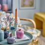 Candlesticks and candle holders - Trudy Candle Holder, Blue, Stoneware - BLOOMINGVILLE MULTIBRAND HOUSE
