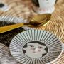 Assiettes au quotidien - Carolin Assiette, Noir, Grès - BLOOMINGVILLE MINI