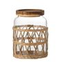 Food storage - Manna Jar w/Lid, Clear, Glass  - BLOOMINGVILLE