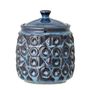 Food storage - Nena Jar w/Lid, Blue, Stoneware - BLOOMINGVILLE MULTIBRAND HOUSE