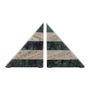 Decorative objects - Abir Bookend, Green, Marble Set of 2 - BLOOMINGVILLE MULTIBRAND HOUSE