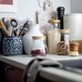 Food storage - Nena Jar w/Lid, Blue, Stoneware - BLOOMINGVILLE MULTIBRAND HOUSE