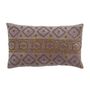 Cushions - Felixia Cushion, Purple, Cotton - CREATIVE COLLECTION