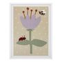 Autres décorations murales - Numa Illustration avec cadre, Blanc, Pin  - BLOOMINGVILLE MINI
