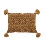 Cushions - Lyla Cushion, Brown, Recycled Cotton - CREATIVE COLLECTION