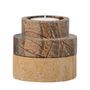 Bougeoirs et photophores - Dalin Votive & Candle Holder, Marron, Grès - BLOOMINGVILLE MULTIBRAND HOUSE