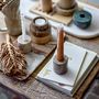 Bougeoirs et photophores - Dalin Votive & Candle Holder, Marron, Grès - BLOOMINGVILLE MULTIBRAND HOUSE