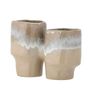 Flower pots - Maiak Flowerpot, Brown, Stoneware - BLOOMINGVILLE