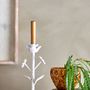 Bougeoirs et photophores - Ranin Bougeoir, Blanc, Fer - CREATIVE COLLECTION
