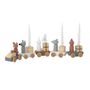 Decorative objects - Junaid Birthday Decoration, Brown, MDF - BLOOMINGVILLE MINI