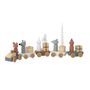 Decorative objects - Junaid Birthday Decoration, Brown, MDF - BLOOMINGVILLE MINI