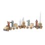 Decorative objects - Junaid Birthday Decoration, Brown, MDF - BLOOMINGVILLE MINI