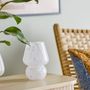 Vases - Halim Vase, Blanc, Verre - BLOOMINGVILLE MULTIBRAND HOUSE