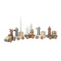 Decorative objects - Junaid Birthday Decoration, Brown, MDF - BLOOMINGVILLE MINI