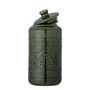 Food storage - Rani Jar w/Lid, Green, Stoneware  - BLOOMINGVILLE