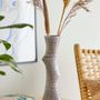 Vases - Raheem Vase, Grey, Stoneware - BLOOMINGVILLE MULTIBRAND HOUSE