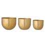 Pots de fleurs - Bati Pot de fleurs, Brass, Fer Set of 3 - CREATIVE COLLECTION