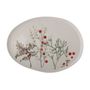 Kitchen utensils - Hollie Serving Plate, Green, Stoneware - BLOOMINGVILLE MULTIBRAND HOUSE