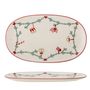 Kitchen utensils - Yule Serving Plate, Nature, Stoneware - BLOOMINGVILLE MULTIBRAND HOUSE