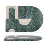 Kitchen utensils - Abrianna Cutting Board, Green, Marble  - BLOOMINGVILLE MULTIBRAND HOUSE