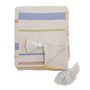 Throw blankets - Pontino Throw, Nature, Recycled Cotton  - BLOOMINGVILLE