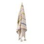 Throw blankets - Pontino Throw, Nature, Recycled Cotton  - BLOOMINGVILLE
