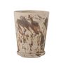 Flower pots - Stacy Flowerpot w/Saucer, Brown, Stoneware - BLOOMINGVILLE MULTIBRAND HOUSE
