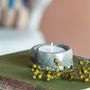 Candlesticks and candle holders - Lovi Votive, Grey, Stoneware  - CREATIVE COLLECTION