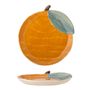 Everyday plates - Agnes Plate, Orange, Stoneware  - BLOOMINGVILLE MINI