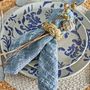 Assiettes au quotidien - Petunia Assiette, Blue, Grès - CREATIVE COLLECTION