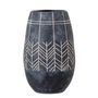 Vases - Mahi Deco Vase, Black, Ceramic - BLOOMINGVILLE MULTIBRAND HOUSE