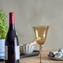 Glass - Viaja Wine Glass, Brown, Glass  - BLOOMINGVILLE