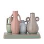 Vases - Aidan Vase, Green, Stoneware  - CREATIVE COLLECTION