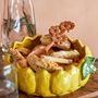 Bowls - Limone Bowl, Yellow, Stoneware - CREATIVE COLLECTION