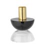 Bougeoirs et photophores - Etel Bougeoir, Noir, Verre - BLOOMINGVILLE MULTIBRAND HOUSE