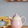 Kitchen utensils - Louisa Teapot, Rose, Stoneware  - BLOOMINGVILLE